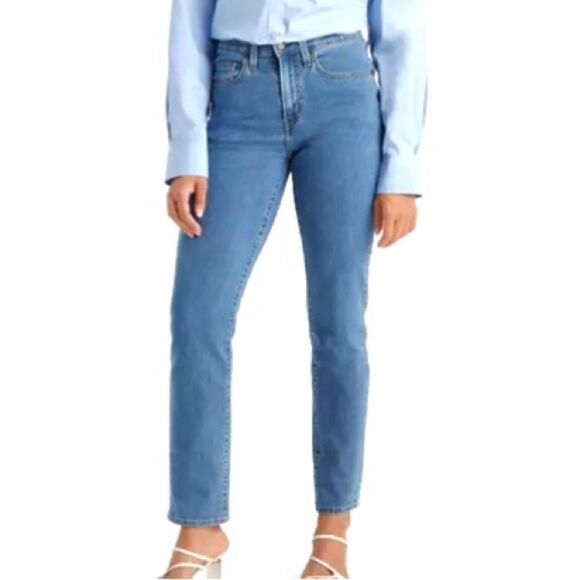 Levi’s Vintage Slim Fit Straight Leg Jeans in Blue Wash Women’s 28 - Picture 1 of 9